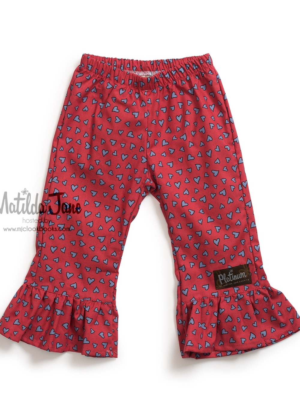 Matilda Jane Platinum Floating Hearts Big Ruffles